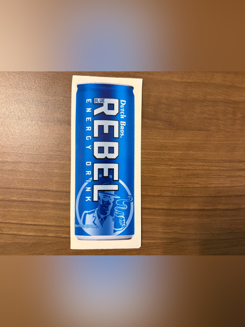 Dutch Bros Blue Rebel Can Sticker